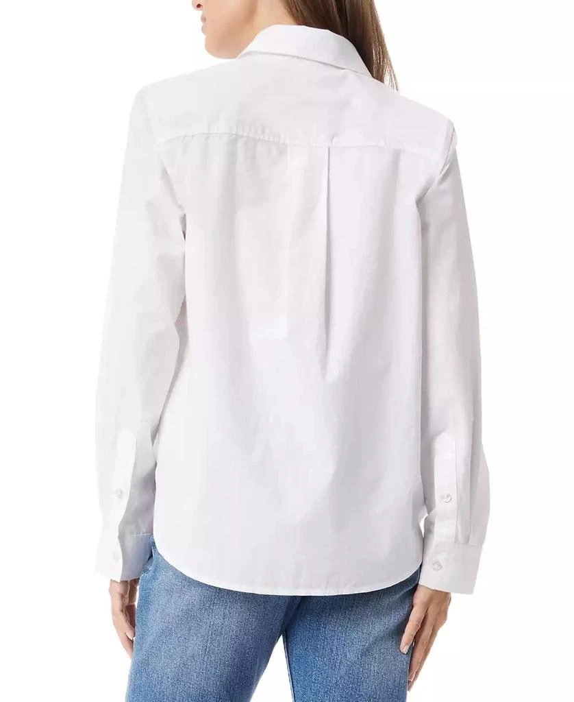 Sam Edelman Women's Astrid Cotton Oversized Embellished Shirt 5