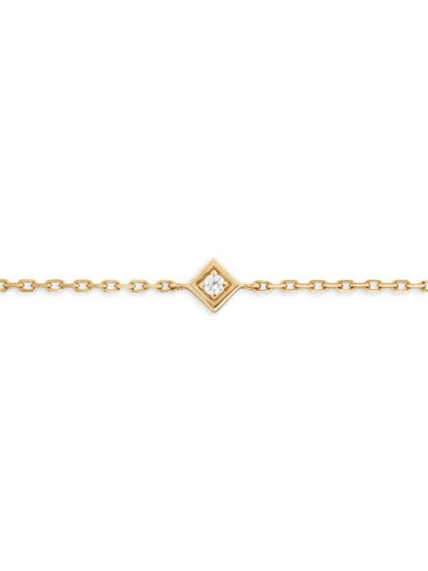 Saks Fifth Avenue 14K Yellow Gold & 0.10 TCW Diamond Station Bracelet 3