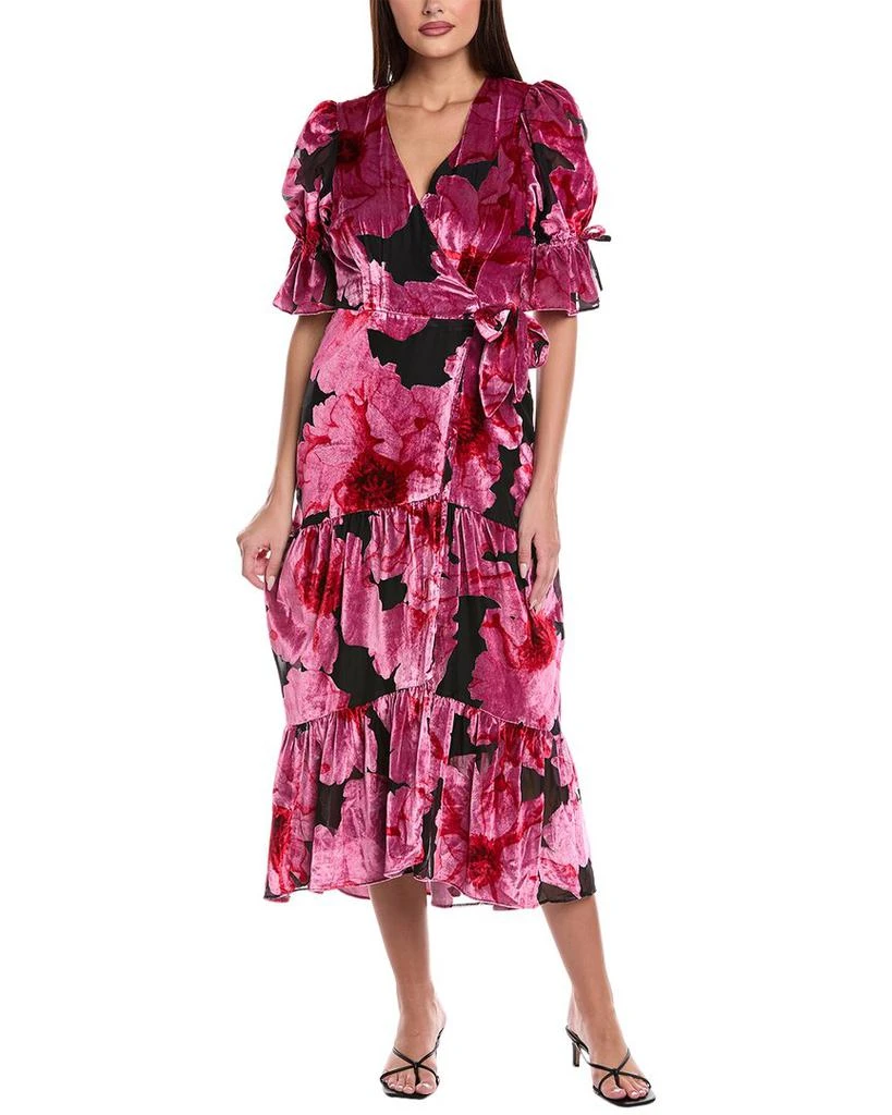 open lace back dress Hutch - Narcisa Strapless Colorblock Bow Front Dress