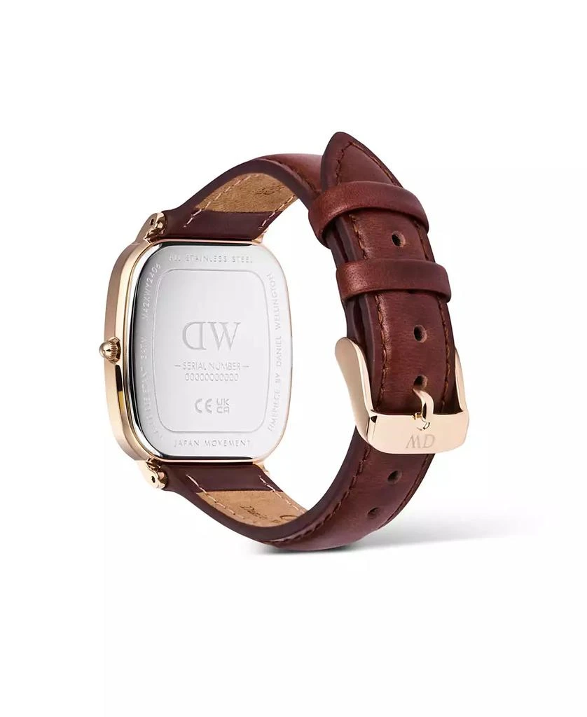 Daniel Wellington Men's Analog Brown Leather Watch, 32mm 3