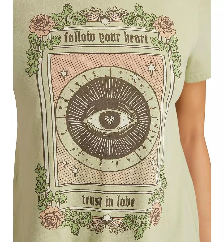 Lucky Brand Women's Follow Your Heart Classic Crewneck T-Shirt 3