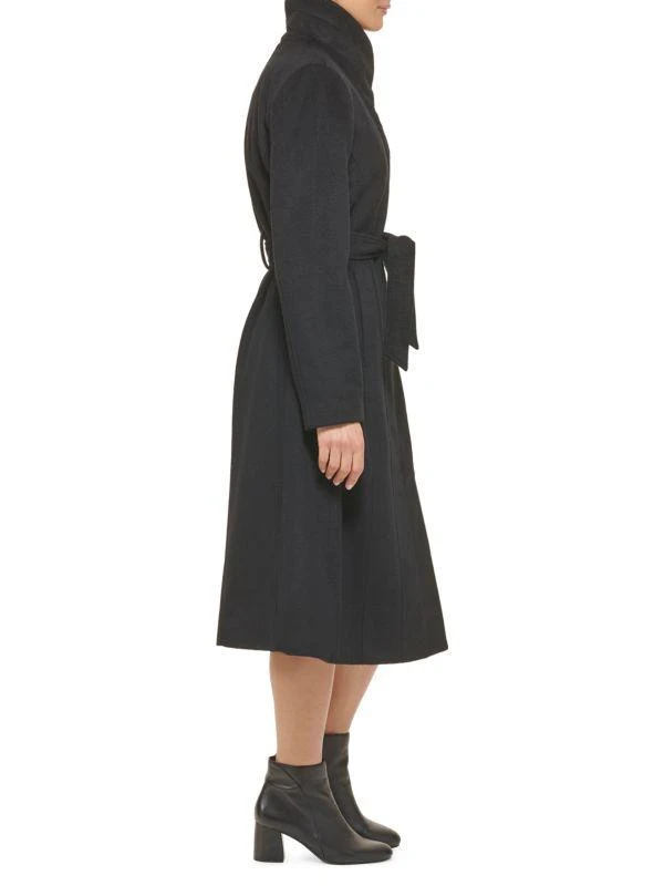 Cole Haan Wool Blend Zip Up Coat 3