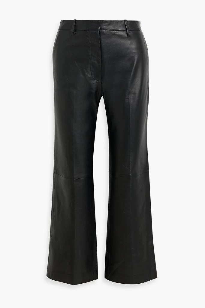 Joseph Talia leather kick-flare pants 1