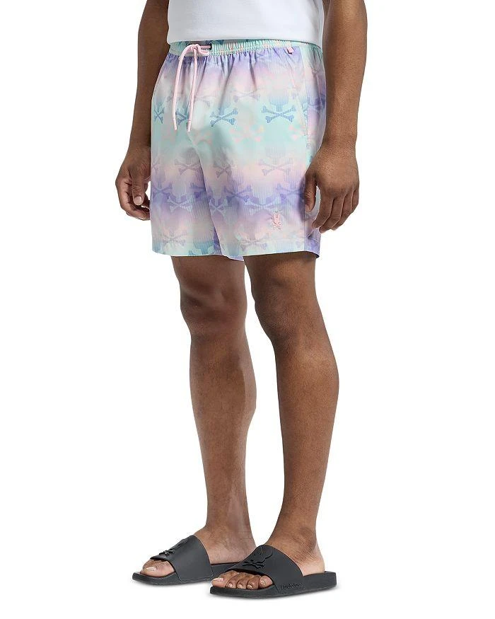 Psycho Bunny Forster Bunny Printed 5.75" Swim Trunks 3