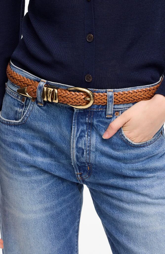 Madewell Woven Leather Triple Keeper Belt 2