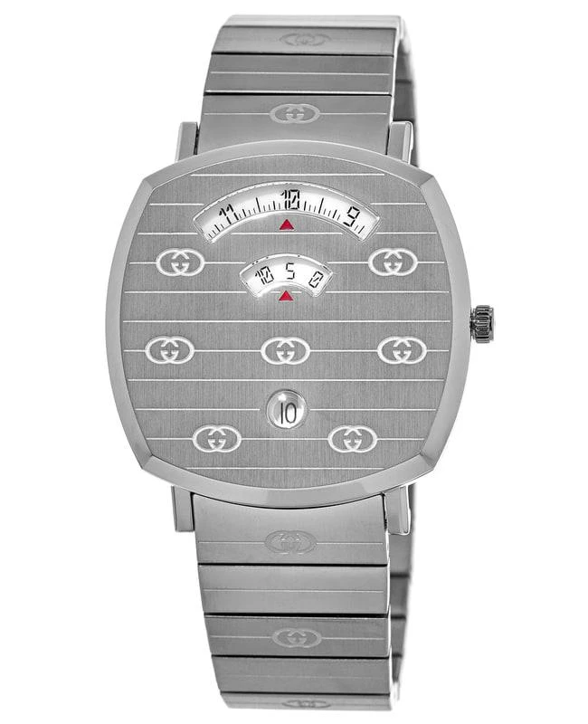 Gucci Grip 35mm Silver Dial Steel Women's Watch YA157401 – On Sale