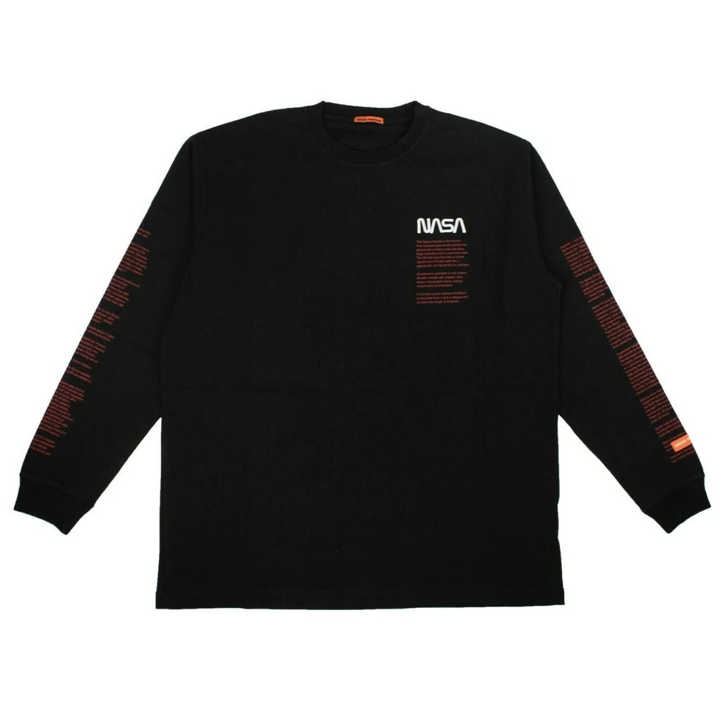 Heron Preston Black Nasa Facts T-Shirt 1