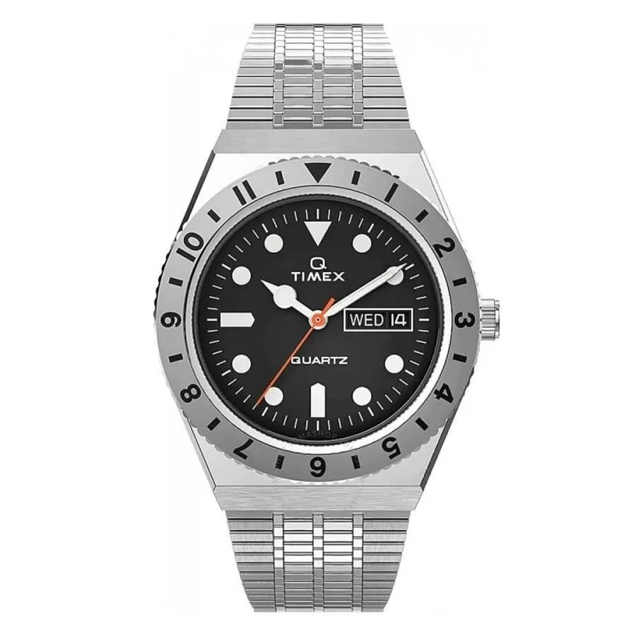 Timex Q Quartz Black Dial Men's Watch TW2V00100 1
