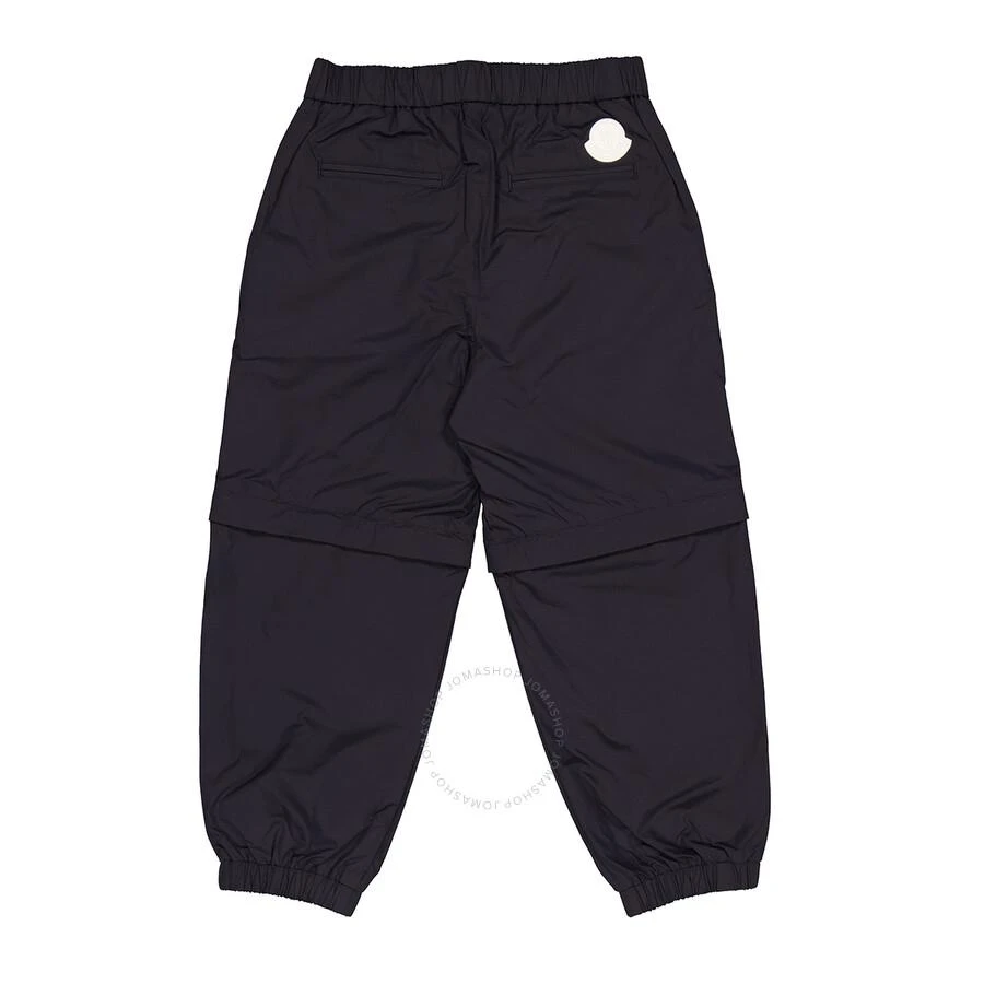 Moncler Kids Dark Blue Layered-Effect Logo Sportivo Trousers 2