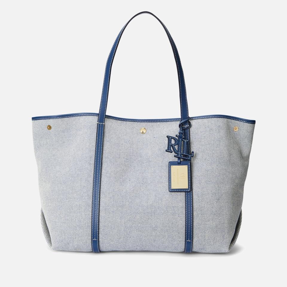 Ralph Lauren Lauren Ralph Lauren Emerie Cotton-Canvas Extra Large Tote Bag