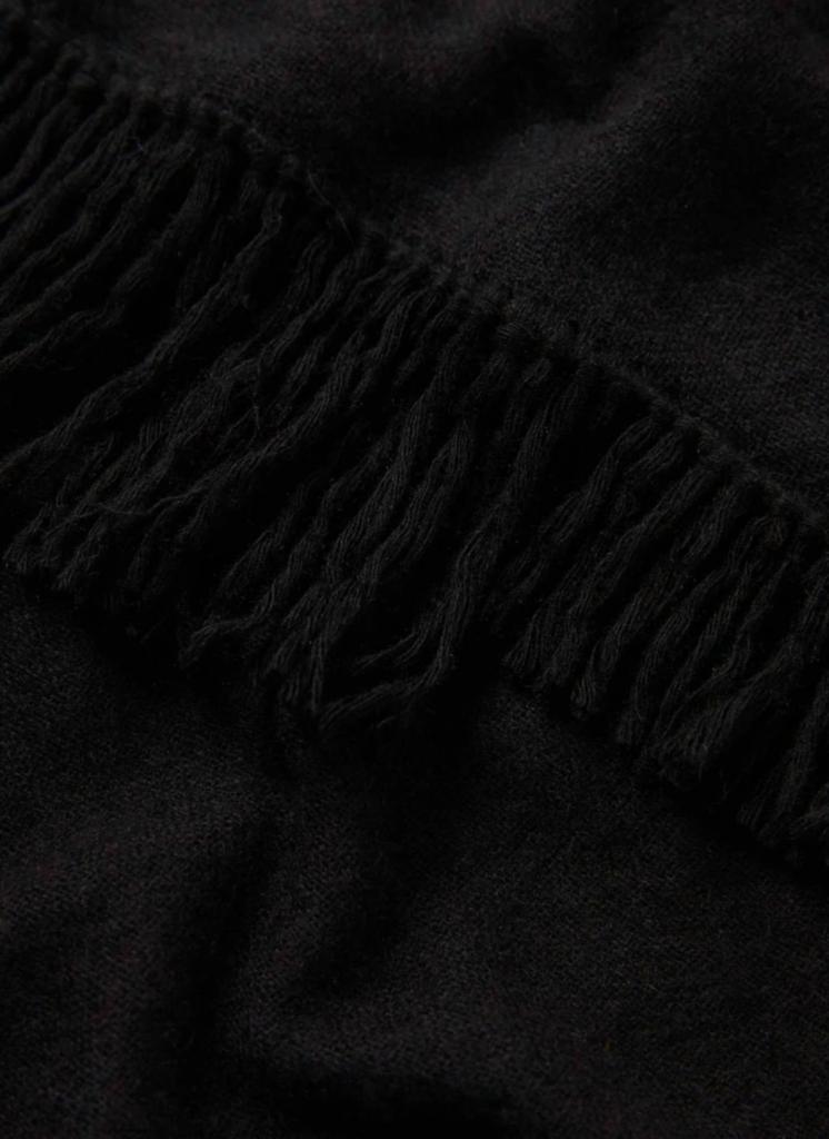 Jane Carr Women's Chalet Square Scarf In Black