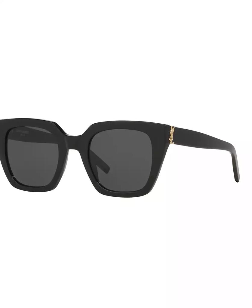 サングラス SAINT LAURENT SILVER L SL 820 SUNGLASSES Saint Laurent SL 820 VICTOIRE 001 Shiny Silver - eye-oo.com