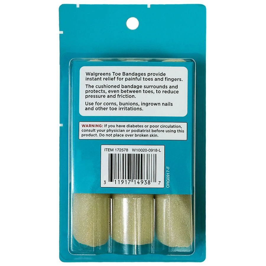 Walgreens Toe Bandages 4-Inch 2
