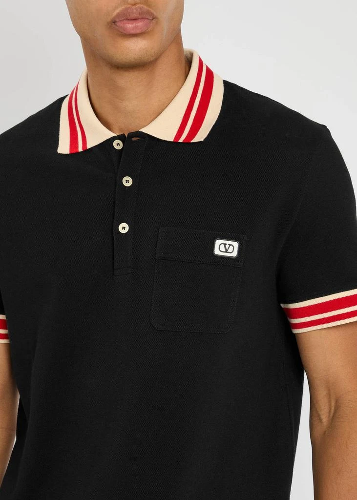 Valentino VLogo piqué cotton polo shirt 5