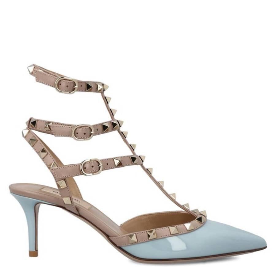 Valentino Rockstud 65 Caged Patent Pumps