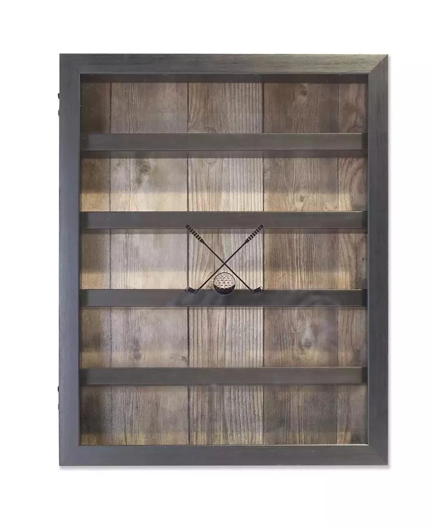 Lawrence Frames Golf Ball Shadow Box Display Case - Holds 25 Logo Balls, 11" x 14" 6