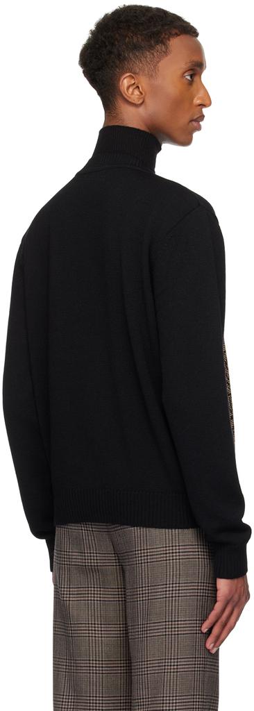 【ERNEST W. BAKER】ROSE STUDDED CARDIGAN M Shop Black Rose Studded Cardigan on Sale at BeyondStyle