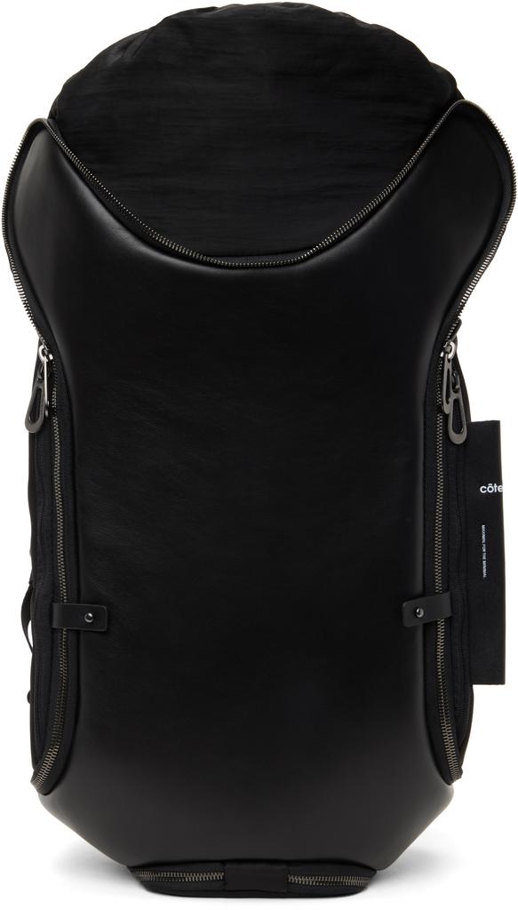 Côte & Ciel Black Avon Leather Backpack