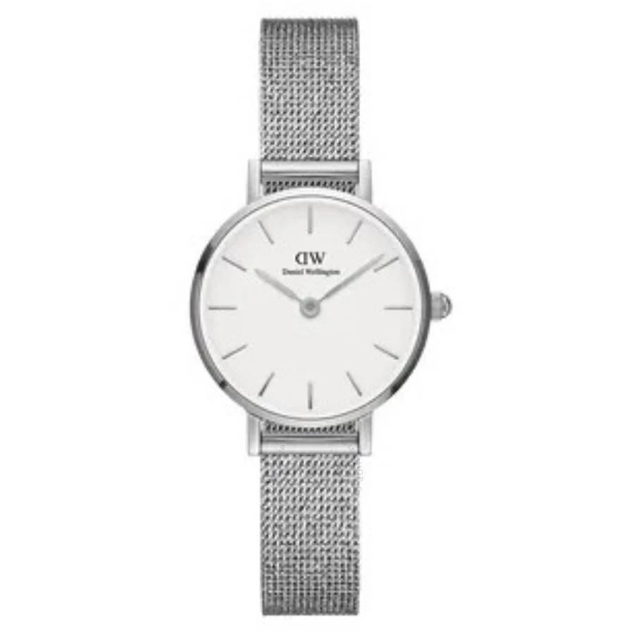 Daniel Wellington Petite Pressed Sterling Quartz White Dial Ladies Watch DW00100442 1