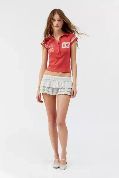 Urban Renewal Urban Renewal Remnants Rah Rah Ruffle Micro Mini Skirt 3