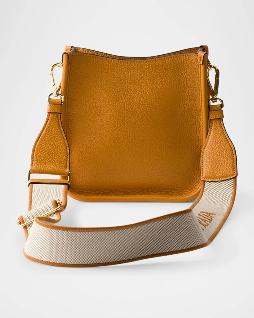 Prada Daino Soft Leather Mini Hobo Crossbody Bag 3