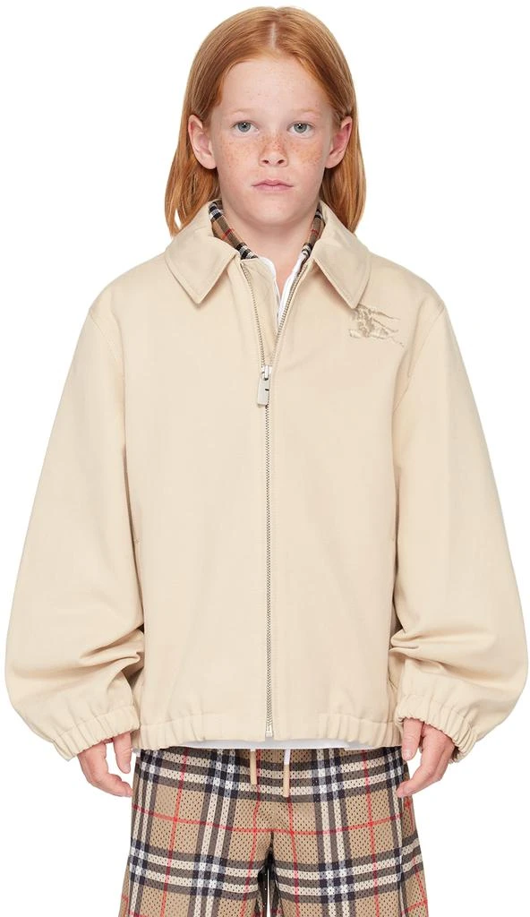 Burberry Kids Beige Harrington Jacket 1