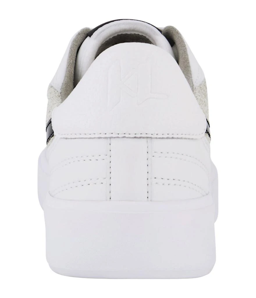 Karl Lagerfeld Paris LEATHER/SUEDE SIDE K LACE UP SNEAKER 5