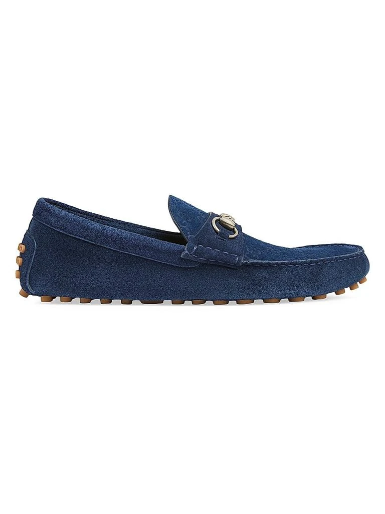 Gucci Byorn Suede Driving Loafers 1