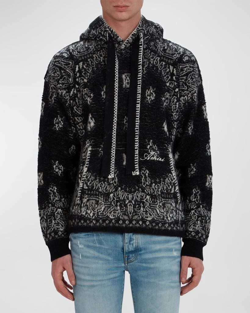 AMIRI Men's Bandana Knit Hoodie 1