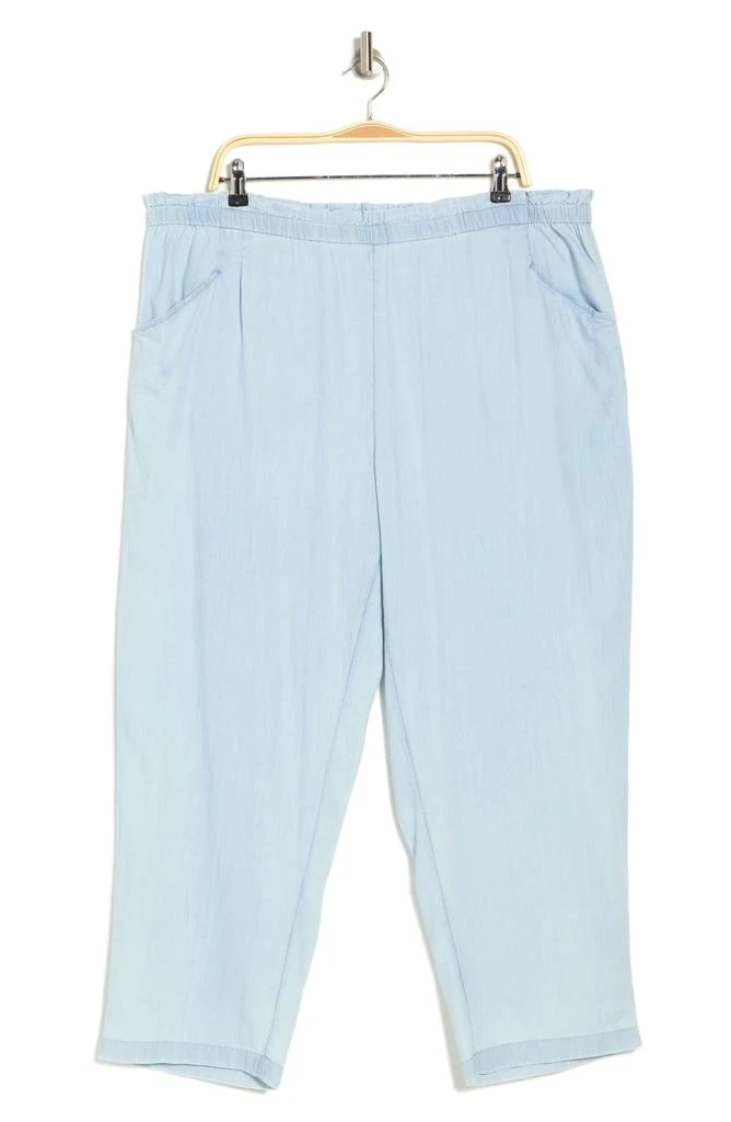 Caslon<sup>®</sup> Chambray Straight Leg Pants 3