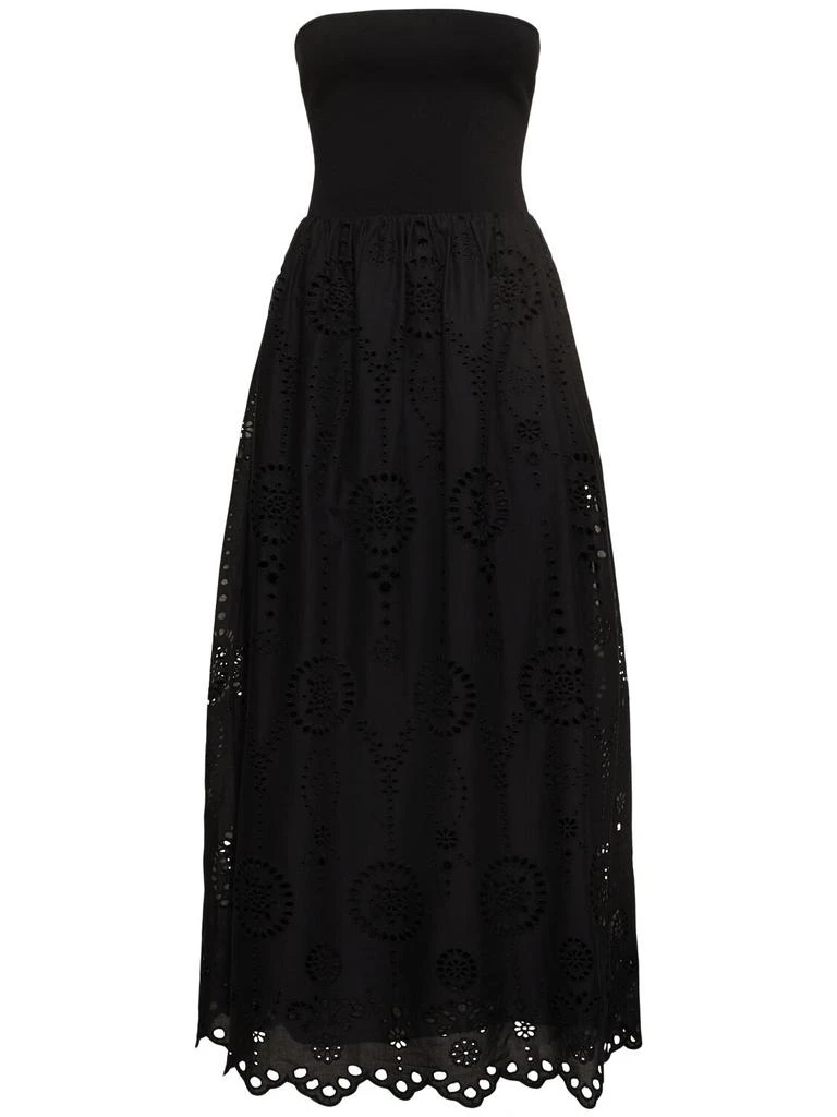 Matteau Embroidered Strapless Long Dress 1