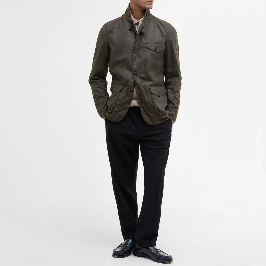 Barbour Heritage Beacon Waxed Cotton Sports Jacket 5
