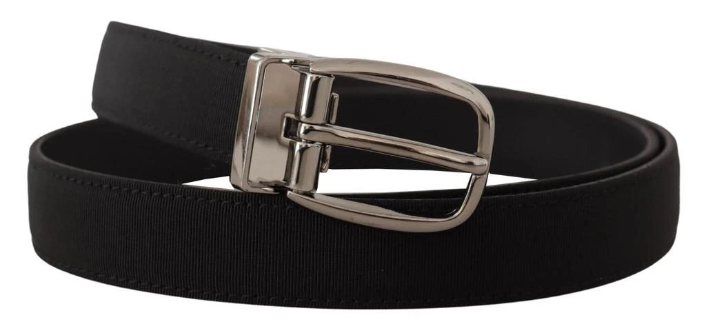 Dolce 
Gabbana Grosgrain Leather Logo Buckle Men
s Belt 2