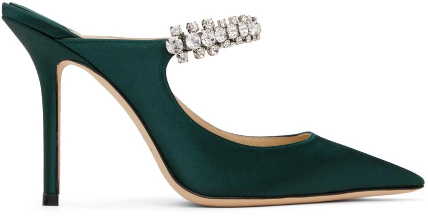 Jimmy Choo Green Bing 100 Heels 1