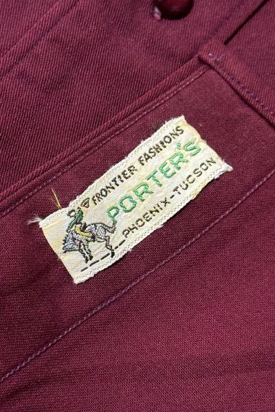 Urban Outfitters Vintage 1950’s Game And Lake Gabardine Western Shirt 3