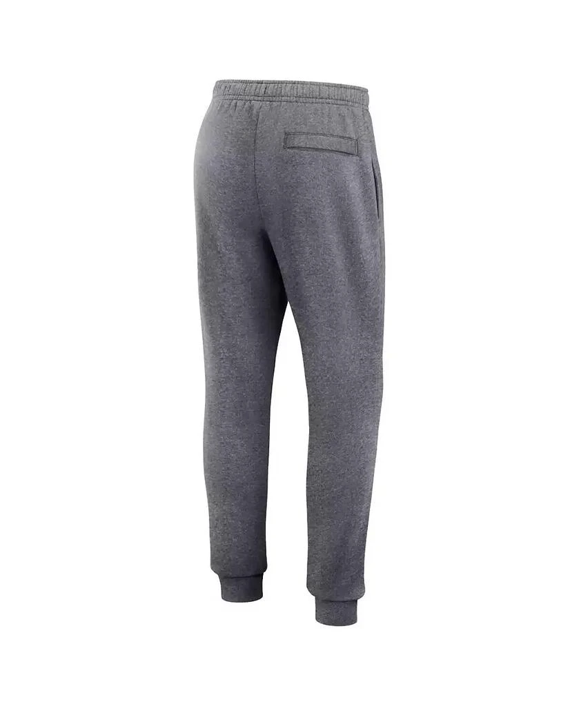 Jordan Men's Heather Gray Michigan Wolverines Primetime Club Fleece Jogger Pants 3