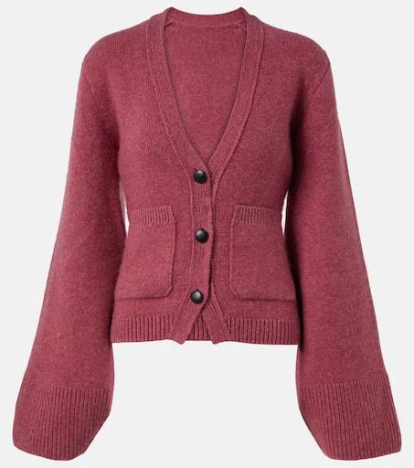 Khaite Scarlet cashmere cardigan 1
