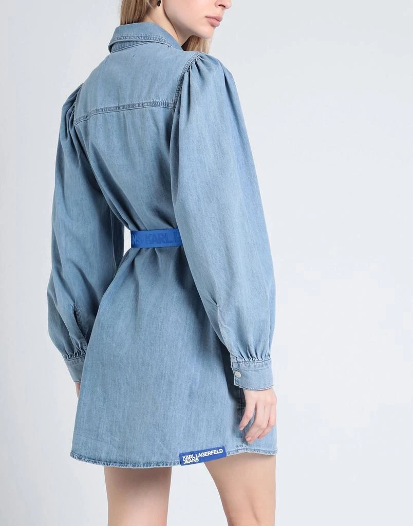 white christmas dresses Karl Lagerfeld Jeans A4w13003 Long Sleeve Short Dress Grey XL Woman