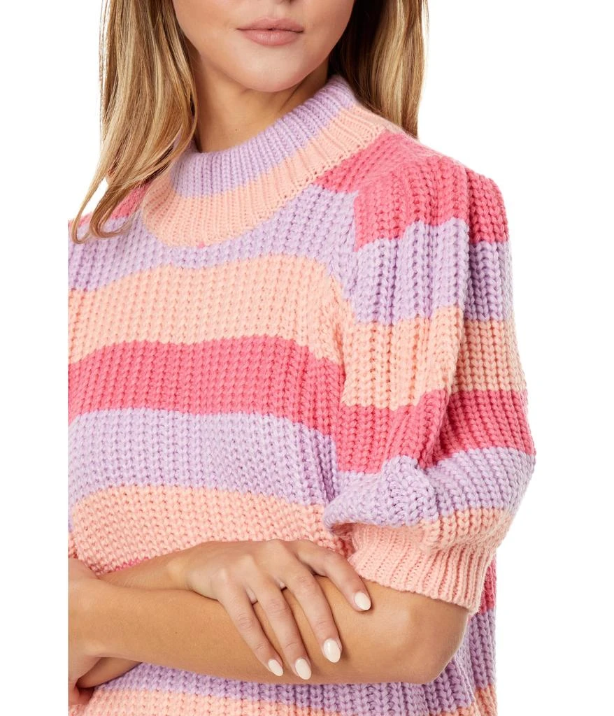 English Factory Stripe Mock Neck Sweater 3