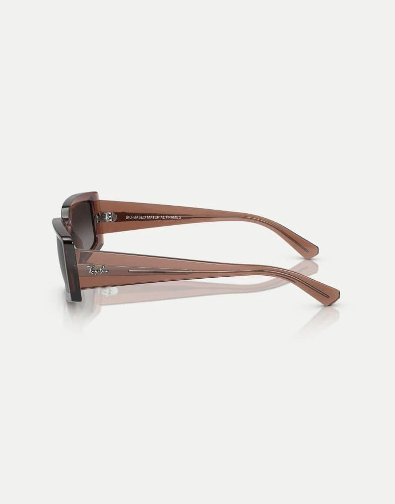 Ray-Ban KILLIANE Brown Sunglasses with Polarized Gradient Gray Lenses Ray-Ban Kiliane Bio-Based M (54 - 21) with Grey lenses and  main image 3