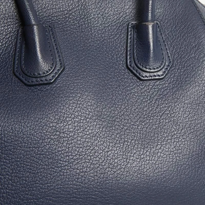 Givenchy Givenchy Navy Blue Leather Mini Antigona Satchel 7