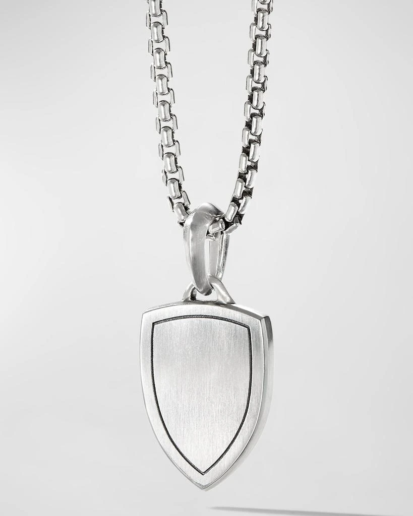 David Yurman Men's St. Michael Pendant in Silver, 26mm 4