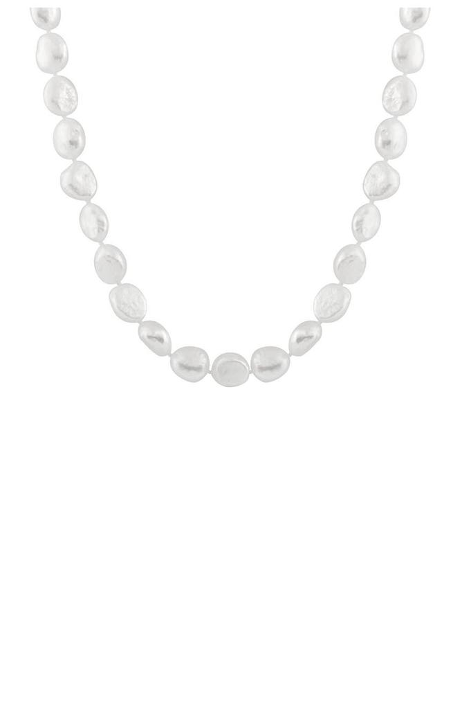 SPLENDID PEARLS Baroque Grey 12-13mm Freshwater Pearl Necklace