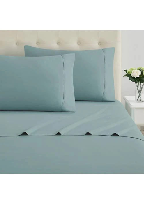 Sweet Home Collection Home Collection 400 Thread Count 100 Combed Cotton Percale Sheet Set 2