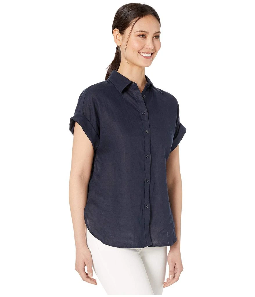 Ralph Lauren Linen Dolman-Sleeve Shirt 4