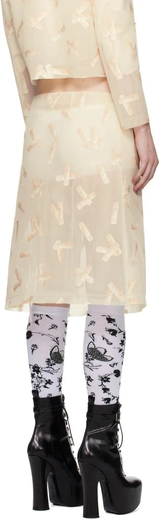 Ashley Williams Off-White Bandaid Midi Skirt 3