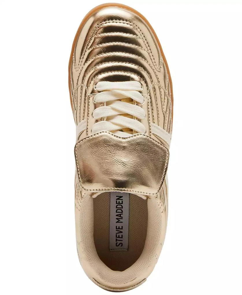 Steve Madden Women's Madrid Foldover Lace Up Sneakers 5