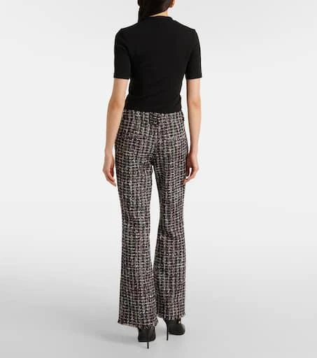 Balmain Tweed flared pants 3