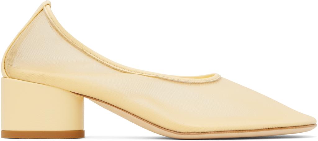 Dear Frances Yellow Balla Pump Heels