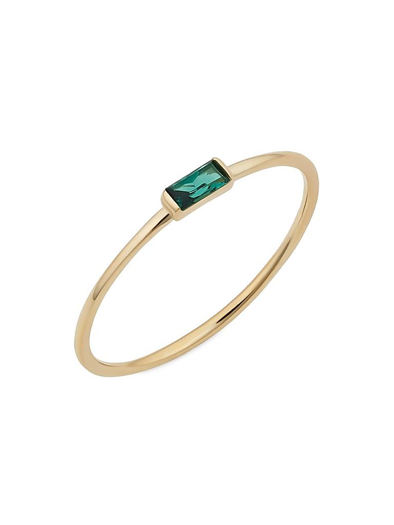 Oradina 14K Yellow Gold, Fresco Baguette Ring